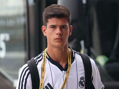 لاعب ريال مدريد تشيما أندريس - Reuters