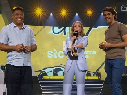 جانب من حضور كاكا ورونالدو لخوض المباراة الاستعراضية في كأس العالم للرياضات الإلكترونية - 9 أغسطس 2025 - X/@FUT_Accountant