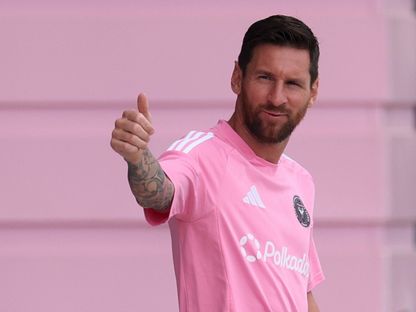 ليونيل ميسي في تدريب لإنتر ميامي خلال كأس العالم للأندية - 27 يونيو 2025 - Reuters