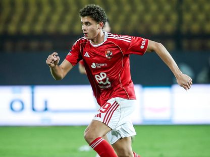 حمزة عبد الكريم مهاجم الأهلي خلال لقاء وي بكأس مصر - 27 ديسمبر 2025 - x/ahlyegypt