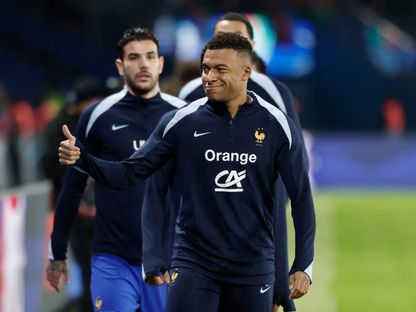 كيليان مبابي قبل مباراة فرنسا وأذربيجان بالتصفيات الأوروبية المؤهلة لكأس العالم - 10 أكتوبر 2025 - Reuters