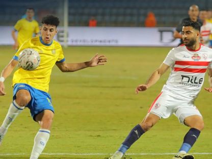 نادر فرج في مباراة الزمالك والإسماعيلي بالدوري المصري الممتاز 19-2-2024 - ismaily sc/x