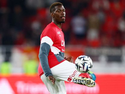 بول بوغبا قبل مباراة موناكو ومارسيليا بالدوري الفرنسي - 5 أبريل 2026 - Reuters