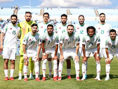 منتخب الجزائر قبل مواجهة بوتسوانا - 21 مارس 2025 - X/LesVerts