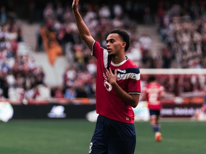 إيثان مبابي خلال مباراة ليل وتروا بالدوري الفرنسي - 13 سبتمبر 2026 - X/losclive