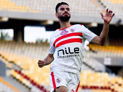 ناصر ماهر يسجل في فوز الزمالك 2-0 على الاتحاد السكندري بالدوري المصري 27-5-2024 - Zamalek/x