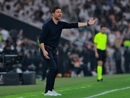 تشابي ألونسو مدرب ريال مدريد خلال مواجهة أتلتيكو مدريد في نصف نهائي كأس السوبر الإسباني - 8 يناير 2026 - Reuters