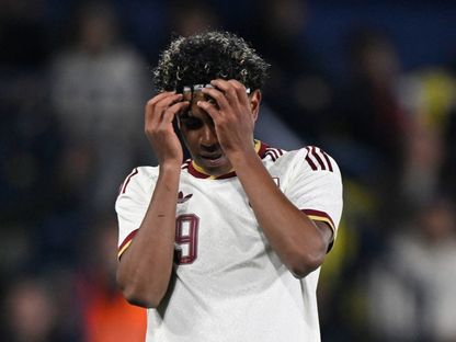 لاعب إسبانيا لامين يامال خلال ودية صربيا  - 27 مارس 2026 - Reuters