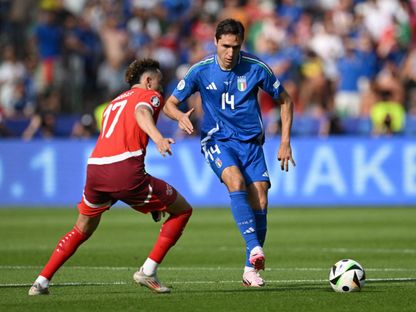 فيديريكو كييزا من مباراة إيطاليا وسويسرا بكأس أمم أوروبا - 29 يونيو 2024 - Reuters