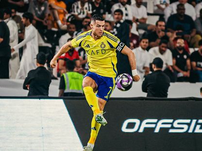 البرتغالي كريستيانو رونالدو نجم النصر خلال مواجهة الشباب - 18 أكتوبر 2024 - X/AlNassrFC