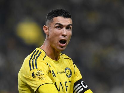 كريستيانو رونالدو من مباراة النصر والأخدود بدوري روشن السعودي - 27 ديسمبر 2025 - Reuters