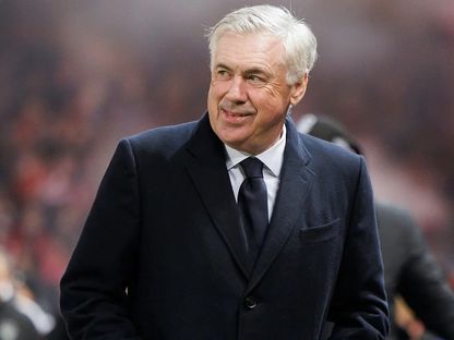 كارلو أنشيلوتي مدرب ريال مدريد خلال مباراة بريست بدوري أبطال أوروبا - 28 يناير 2025 - Real Madrid FC