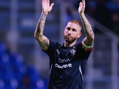 سيرجيو راموس من مباراة مونتيري وبويبلا بالدوري المكسيكي - 30 أغسطس 2025 - X/SergioRamos