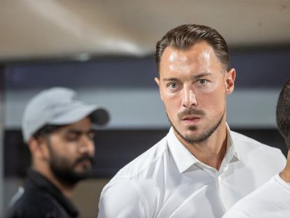 ماتياس يايسله مدرب الأهلي في مباراة الاتفاق بالدوري السعودي - 12 سبتمبر 2025 - X/@aawsat_spt