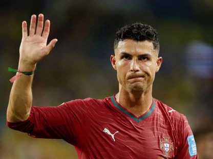 كريستيانو رونالدو قائد منتخب البرتغال بعد مباراة كولومبيا بكأس العالم - 28 يونيو 2028 - Reuters