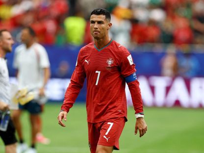كريستيانو رونالدو محبطاً بعد تعادل البرتغال مع جمهورية الكونغو الديمقراطية في كأس العالم - 17 يونيو 2026 - REUTERS