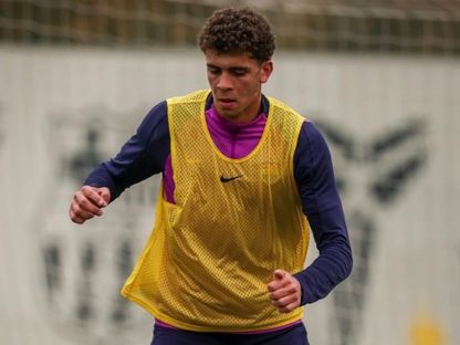 حمزة عبد الكريم في أول تدريب له مع برشلونة - 4 فبراير 2026 - Barcelona/web