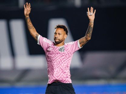 نيمار لاعب سانتوس قبل مواجهة باهيا في الدوري البرازيلي - 24 أكتوبر 2026 - X/@SantosFC