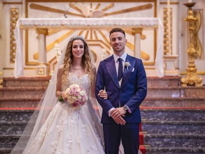 ديوغو جوتا لدى زواجه من روتي كاردوسو - 22 يونيو 2025 - X/@DiogoJota18