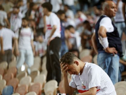جمهور الزمالك بعد خسارة نهائي كأس الكونفيدرالية الإفريقية - 16 مايو 2026 - Reuters