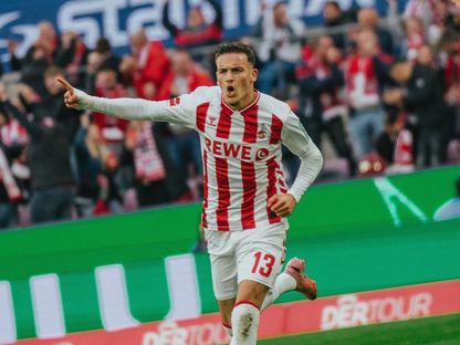 سعيد الملا خلال مباراة بين كولن وأوغسبورغ بالدوري الألماني - 18 أكتوبر 2025 - X/fckoeln