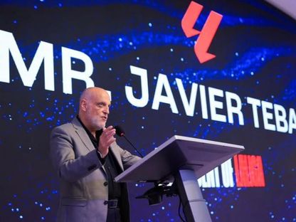 رئيس رابطة الدوري الإسباني خافيير تيباس - X/@Tebasjavier