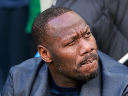 مدرب السنغال بابي ثياو قبل مباراة ودية ضد بيرو - 28 مارس 2026 - REUTERS