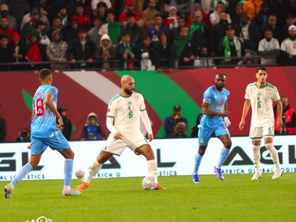 حيماد عبدلي من مباراة الجزائر والكونغو الديمقراطية بكأس أمم إفريقيا - 6 يناير 2026 - FB/Équipe d'Algérie de football