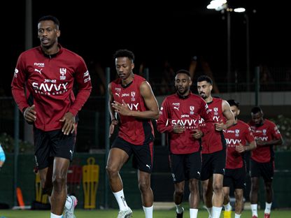 خلال تدريب للهلال - 7 مايو 2026 - X/@Alhilal_FC