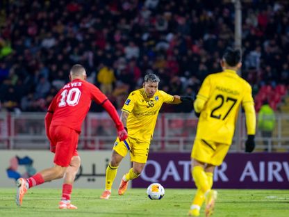من مباراة التعاون السعودي وتراكتور الإيراني في ذهاب ربع نهائي دوري أبطال آسيا 2 - 4 مارس 2025 - X/@AltaawounFC