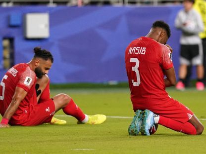 الحزن يسيطر على لاعبو الأردن بعد الخروج من كأس العالم - 23 يونيو 2026 - IMAGN IMAGES via Reuters Connect