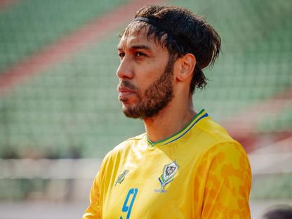 بيير إيمريك أوباميانغ لاعب الغابون خلال مشاركته في كأس أمم إفريقيا 2025 بالمغرب - facebook/lespantheresdugabon.football