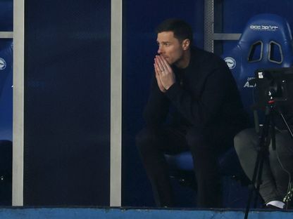 مدرب ريال مدريد تشابي ألونسو خلال مباراة ضد ألافيس - 14 ديسمبر 2025 - REUTERS