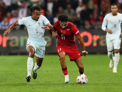 جول كوندي خلال مباراة بين فرنسا وتركيا في دوري الأمم الأوروبية - 25 سبتمبر 2026 - REUTERS