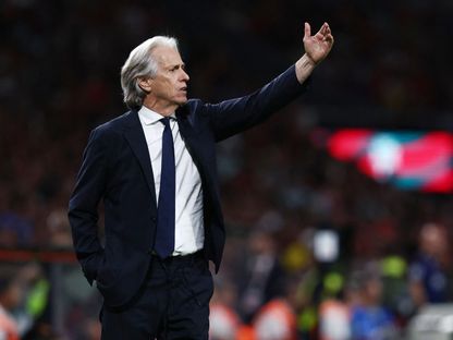 جورجي جيسوس مدرب البرتغال خلال لقاء النرويج بدوري الأمم الأوروبية - 4 أكتوبر 2026 - Reuters