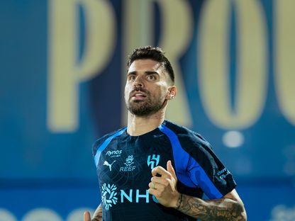 روبن نيفيز خلال تدريب للهلال - 9 أكتوبر 2026 - X/@Alhilal_FC