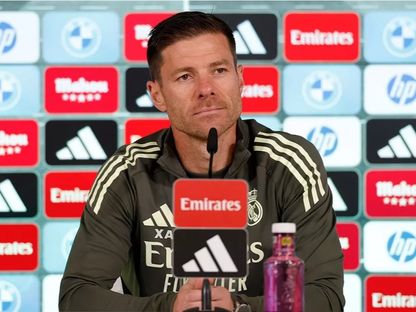 تشابي ألونسو مدرب ريال مدريد خلال المؤتمر الصحفي قبل مباراة برشلونة في الدوري الإسباني - 25 أكتوبر 2025 - realmadrid.com