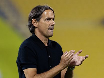 سيموني إنزاغي مدرب الهلال من مباراة الغرافة بدوري أبطال آسيا للنخبة - 3 نوفمبر 2025 - X/Alhilal_FC