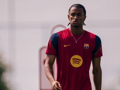 أليخاندرو بالدي من تدريبات برشلونة - 28 يوليو 2026 - X/FCBarcelona_es