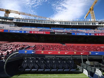 ملعب "كامب نو" خلال تطويره - 23 سبتمبر 2025 - REUTERS