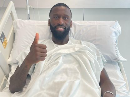 أنطونيو روديغر مدافع ريال مدريد يخضع لجراحة - 29 أبريل 2025 - x@ToniRuediger