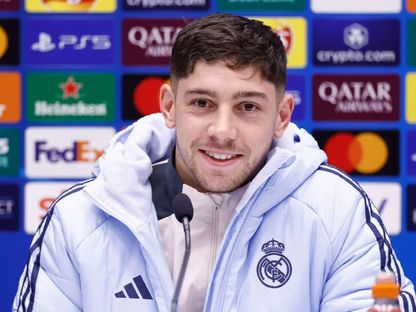 فيديريكو فالفيردي لاعب ريال مدريد في مؤتمر صحفي قبل مواجهة أتالانتا - 9 ديسمبر 2024 - realmadrid.com