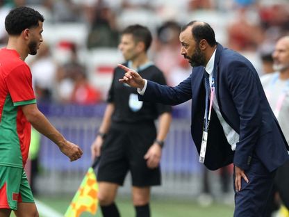 مدرب منتخب المغرب الأولمبي طارق السكتيوي - Reuters