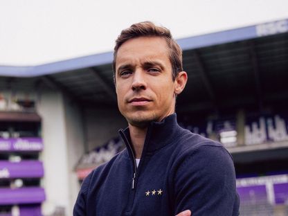 ديفيد هوبير المدرب الجديد لنادي أندرلخت البلجيكي - 10 أكتوبر 2024 - X/@rscanderlecht