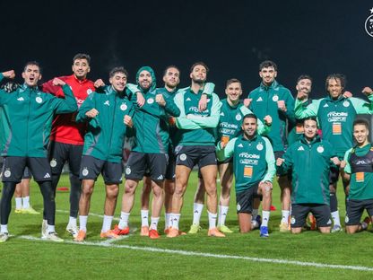 تدريبات منتخب الجزائر تحضيراً لكأس أمم إفريقيا - 18 ديسمبر 2025 - X/@LesVerts