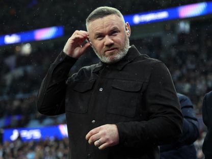 واين روني بملعب "فيلا بارك" كمحلل قبل مباراة أستون فيلا وباريس سان جيرمان بدوري أبطال أوروبا - 15 أبريل 2025 - Reuters