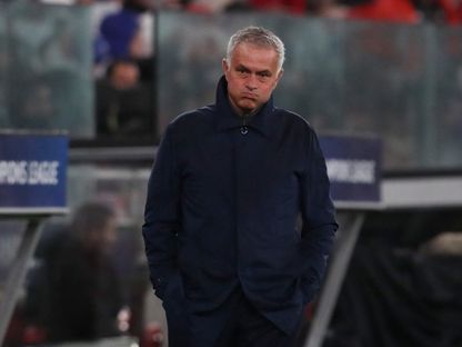 جوزيه مورينيو خلال مباراة بنفيكا وريال مدريد بدوري أبطال أوروبا - 28 يناير 2026 - Reuters