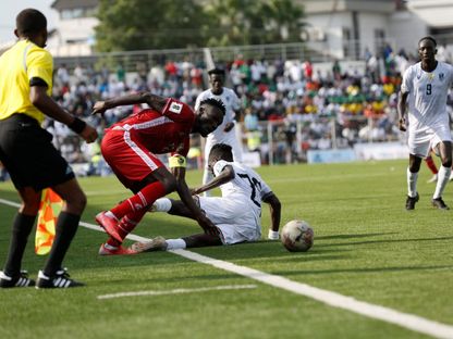 من مباراة السودان وجنوب السودان في تصفيات كأس العالم 2026- 11 يونيو 2024 - X/@ssfa_com