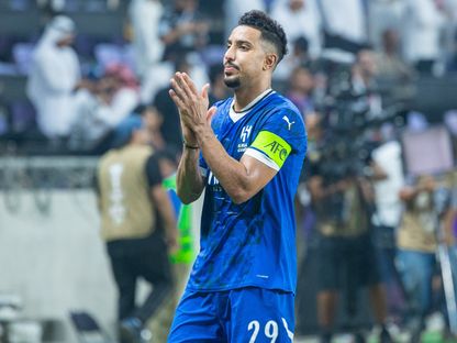 سالم الدوسري قائد نادي الهلال السعودي بعد الفوز على العين الإماراتي - 21 أكتوبر 2024 - X/Alhilal_FC