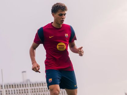 حمزة عبد الكريم مهاجم برشلونة خلال تدريبات الفريق الأول - 21 يوليو 2026 - facebook/fcbarcelona